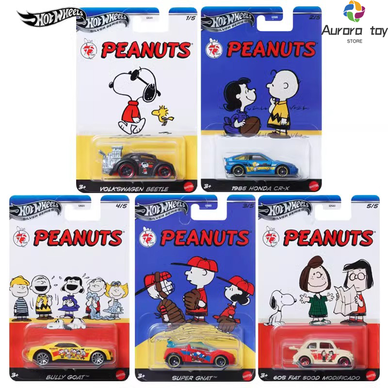 Mattel Collectible & Vintage Dolls - 1/64 Hot Wheels Araba Modeli Snoopy
