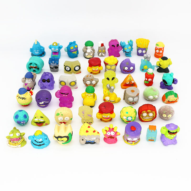 Vintage Collectible Figures - Tekrar Yok 5/10 adet Zomlings Çöp