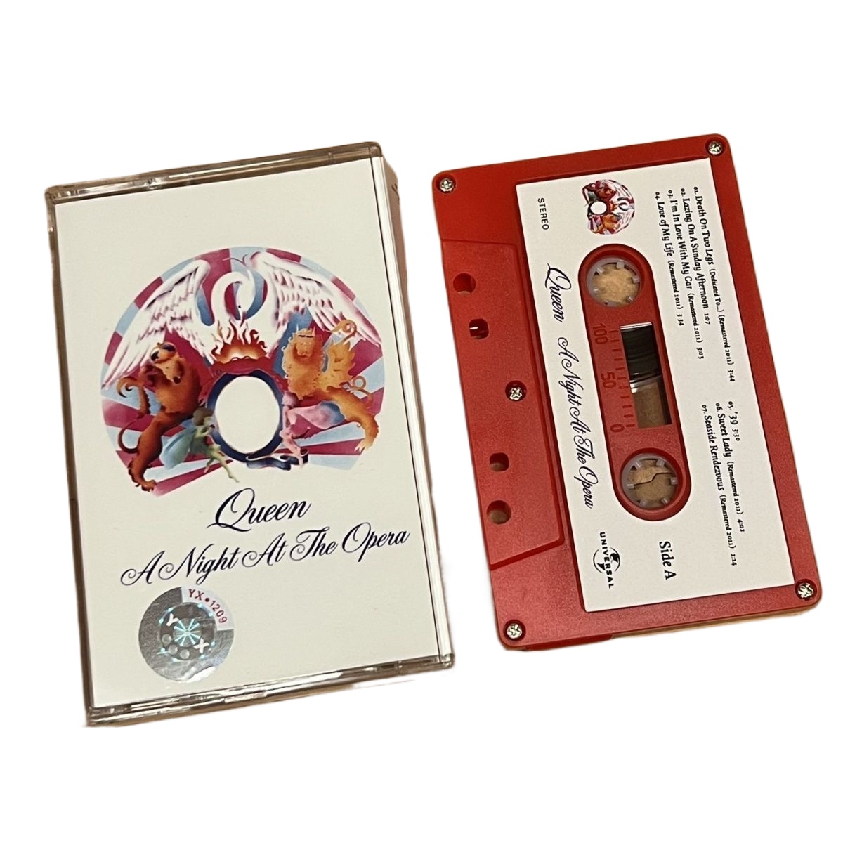 Vintage Collectibles - Kırmızı Kaset Klasik Rock Müziği Retro