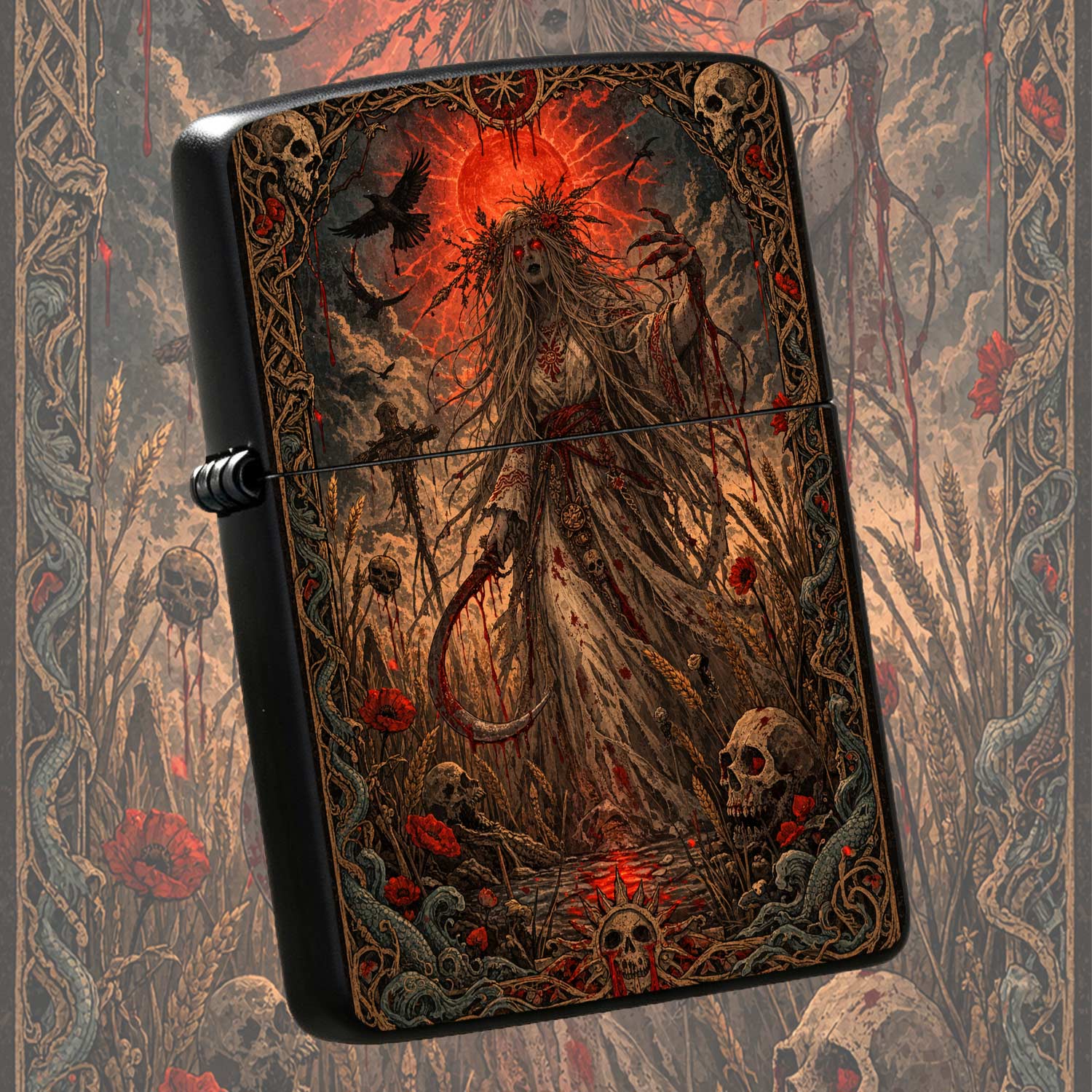 Vintage Collectible Lighters - Kapaklı Cep Tipi Rüzgar Geçirmez Çakmak,