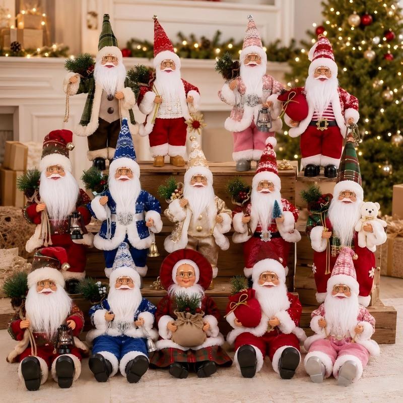 Vintage Collectible Santa - El Yapımı, Vintage Tarzda, Noel Baba