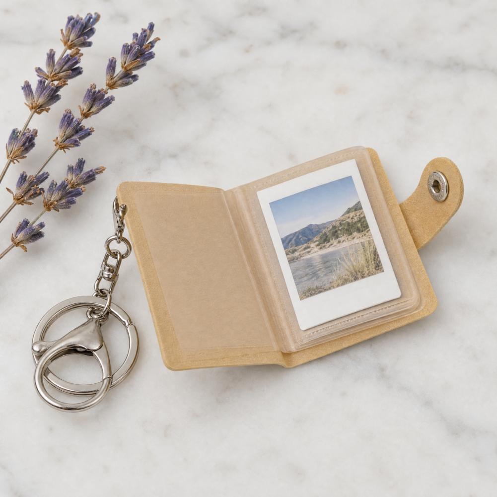 Polaroid Photo Album - Fotoğraf Çıkartma Düzenleyici Mini Deri Fotoğraf