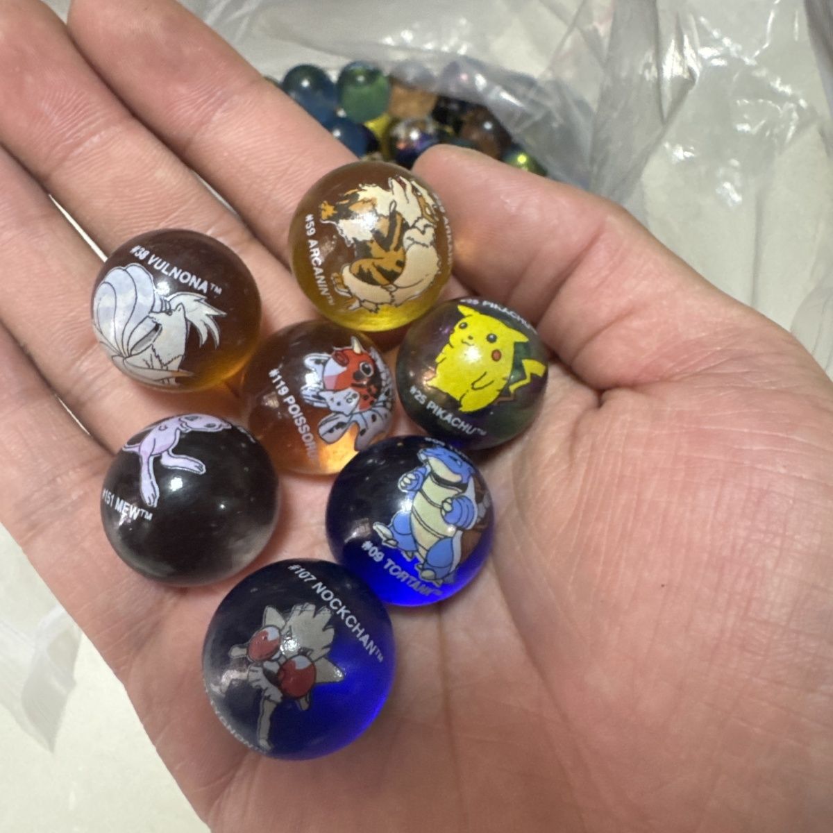 Resmi Pokémon toplu ürünleri,  - Vintage Collectible Marbles incelemesi ve fiyatı