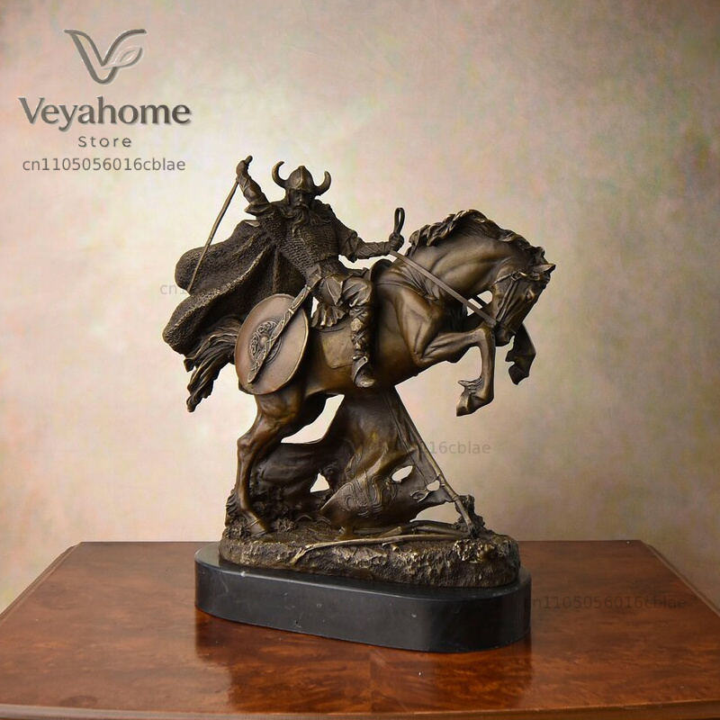 Bronz Ortaçağ Savaşçısı Binme  - Vintage Collectible Marbles incelemesi ve fiyatı