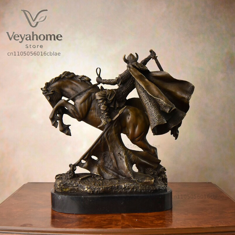 Bronz Ortaçağ Savaşçısı Binme  - Vintage Collectible Marbles incelemesi ve fiyatı