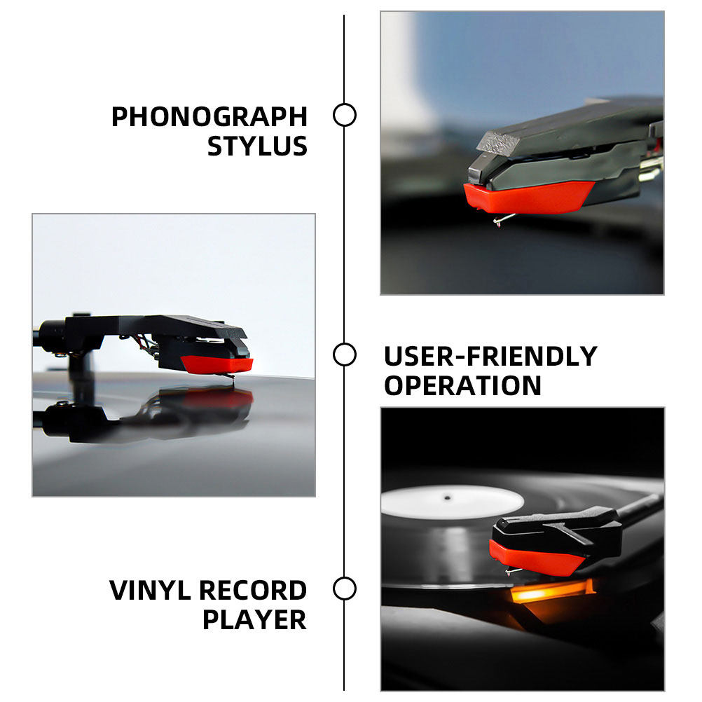 2 Adet Siyah Plak Çalar İğnesi - Record Player Needle incelemesi ve fiyatı