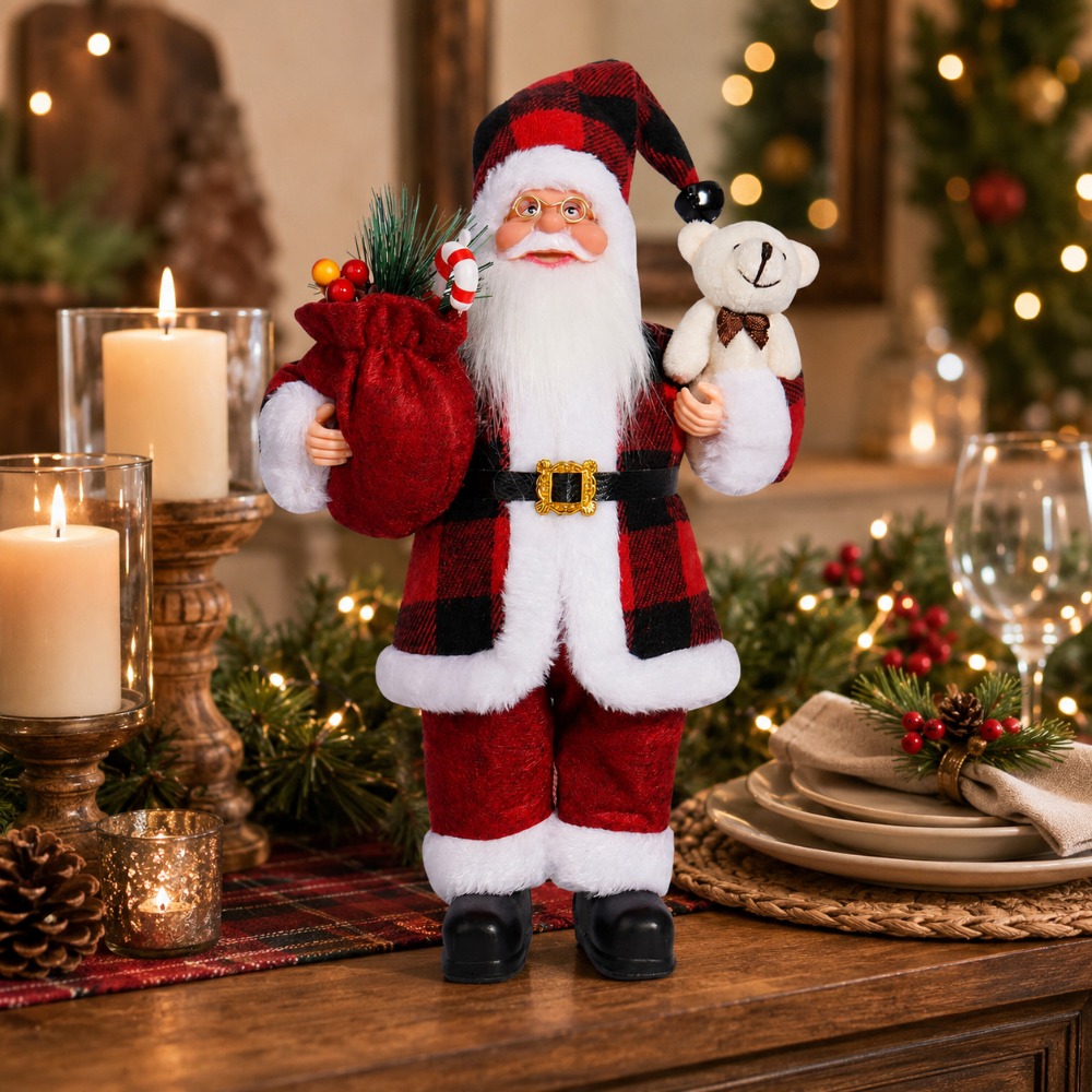Koleksiyonluk kırmızı ve siyah - Vintage Collectible Santa incelemesi ve fiyatı
