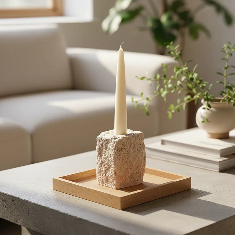 Rustik Mermer Blok Mumluk, Vin - Vintage Collectible Marbles incelemesi ve fiyatı