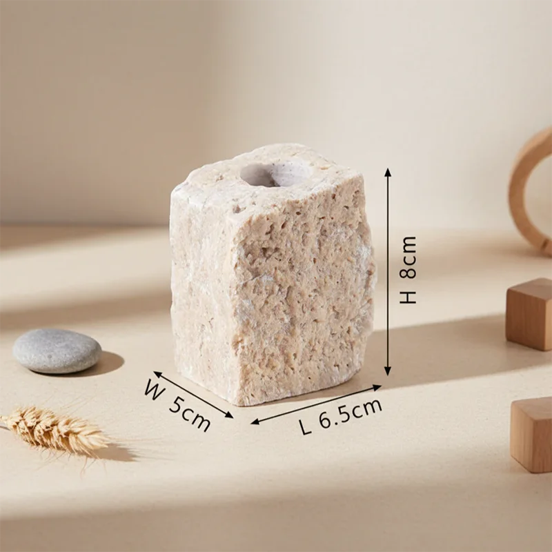 Rustik Mermer Blok Mumluk, Vin - Vintage Collectible Marbles incelemesi ve fiyatı